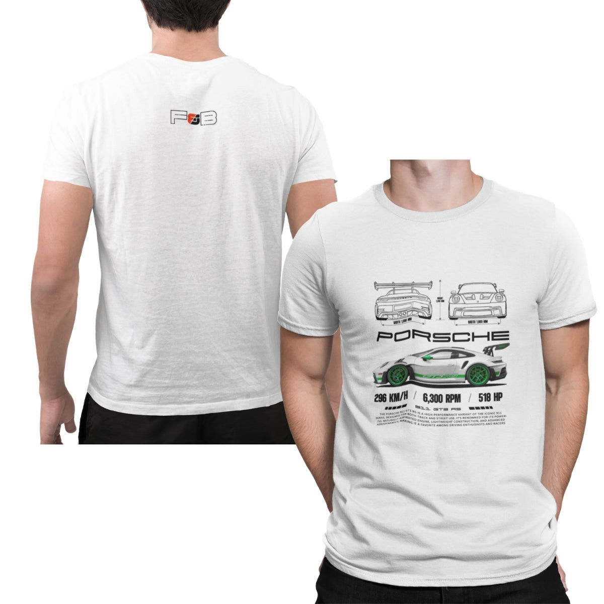 Camiseta Porsche Verde