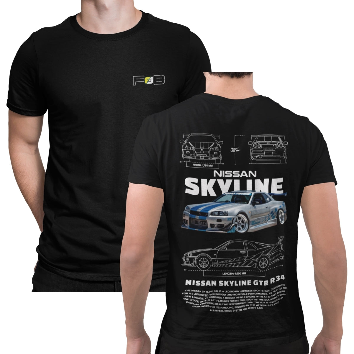 Camiseta Nissan Skyline