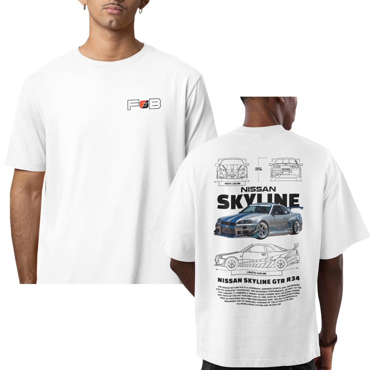 Oversize Nissan Skyline