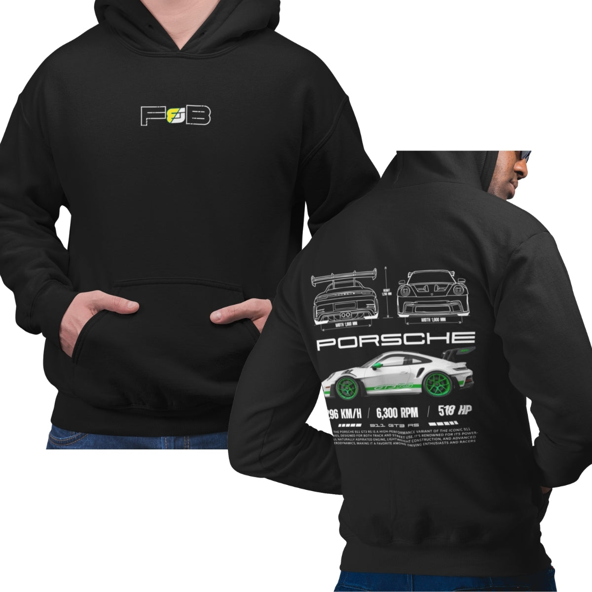 Sudadera Porsche Verde