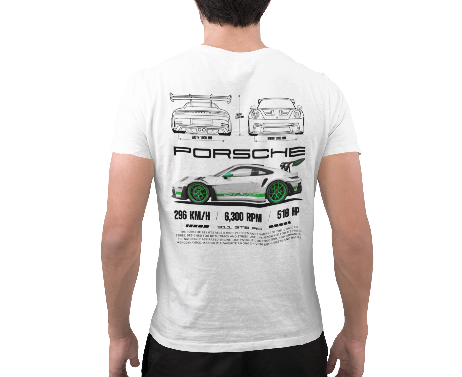 Camiseta Porsche Verde