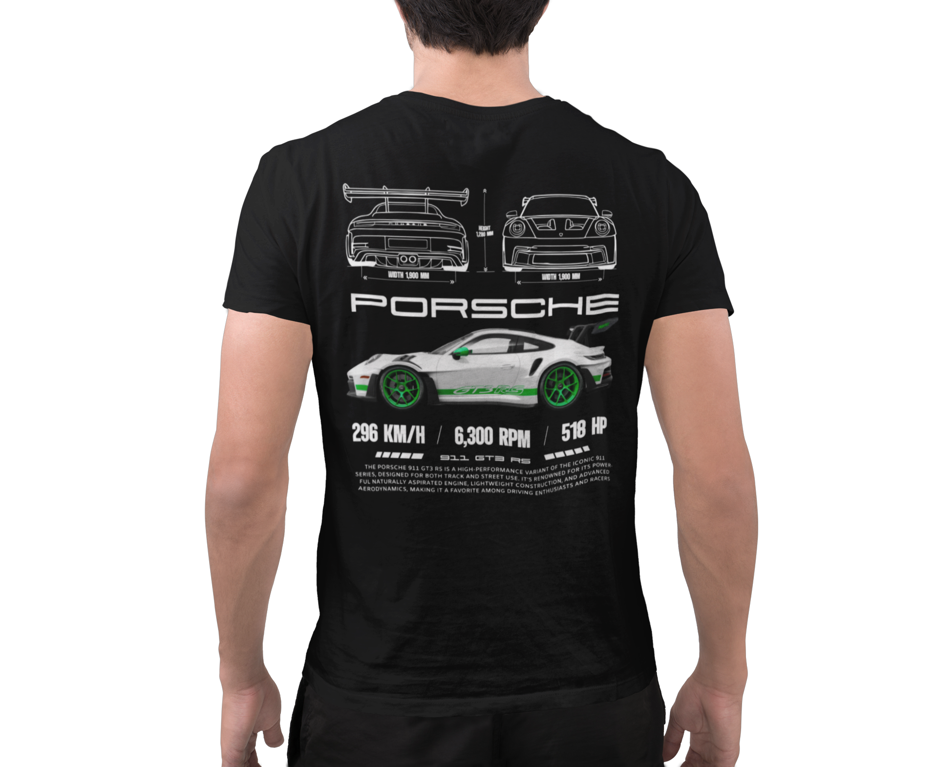 Camiseta Porsche Verde