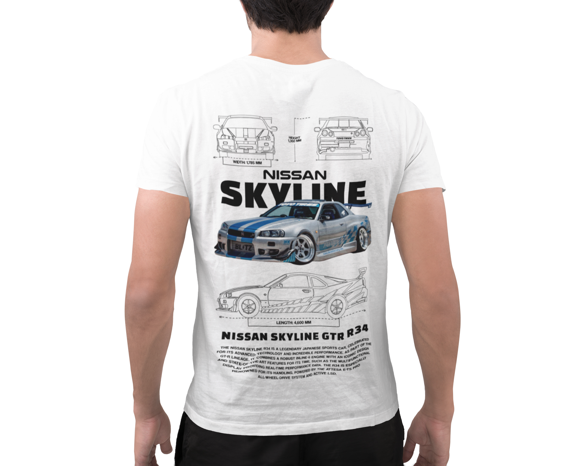 Camiseta Nissan Skyline