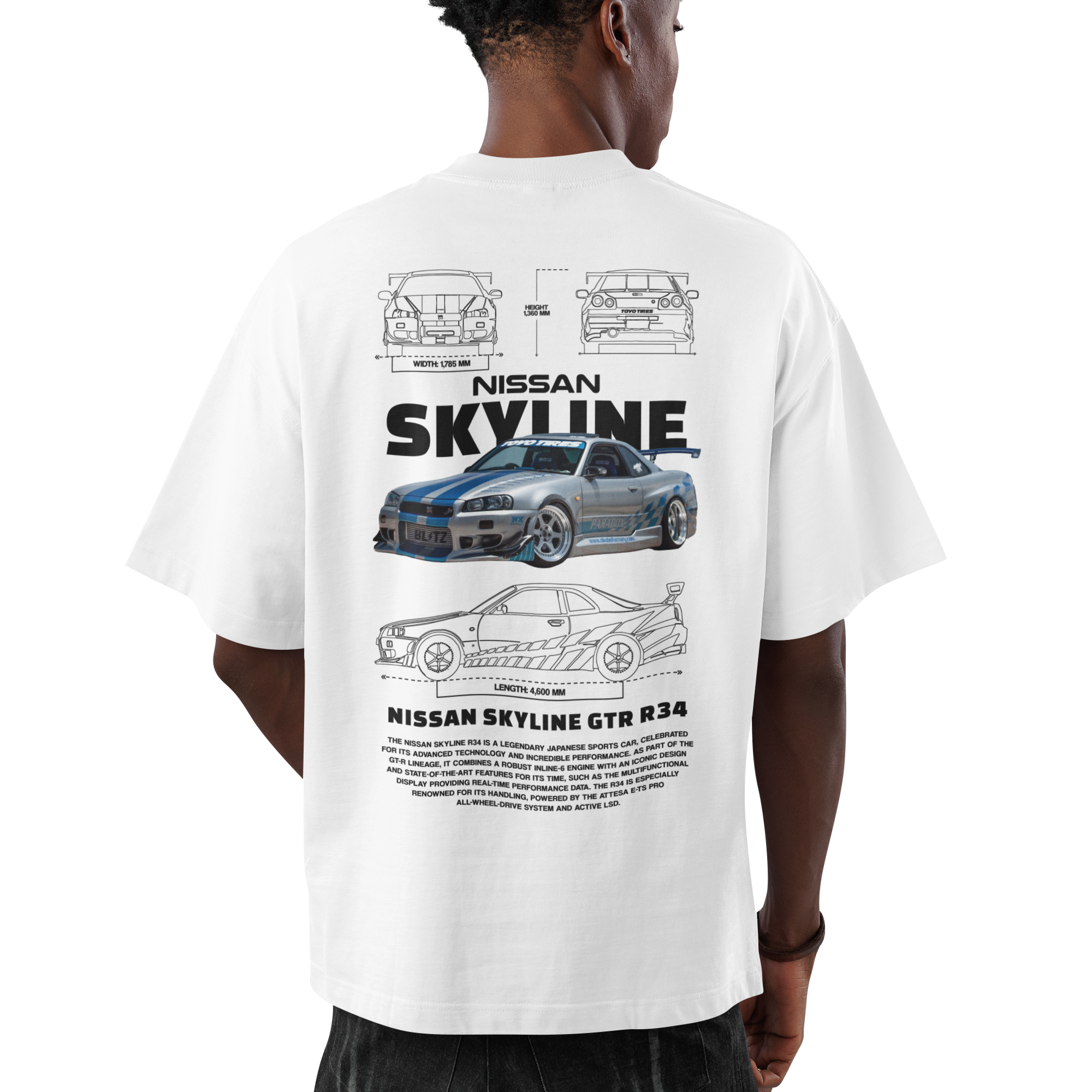 Oversize Nissan Skyline