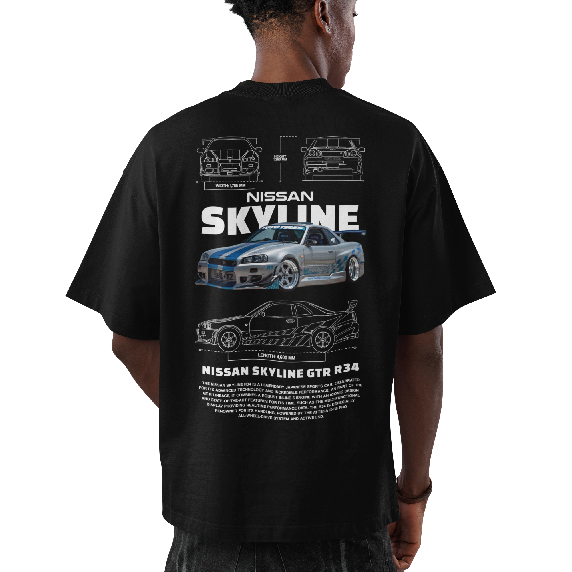 Oversize Nissan Skyline