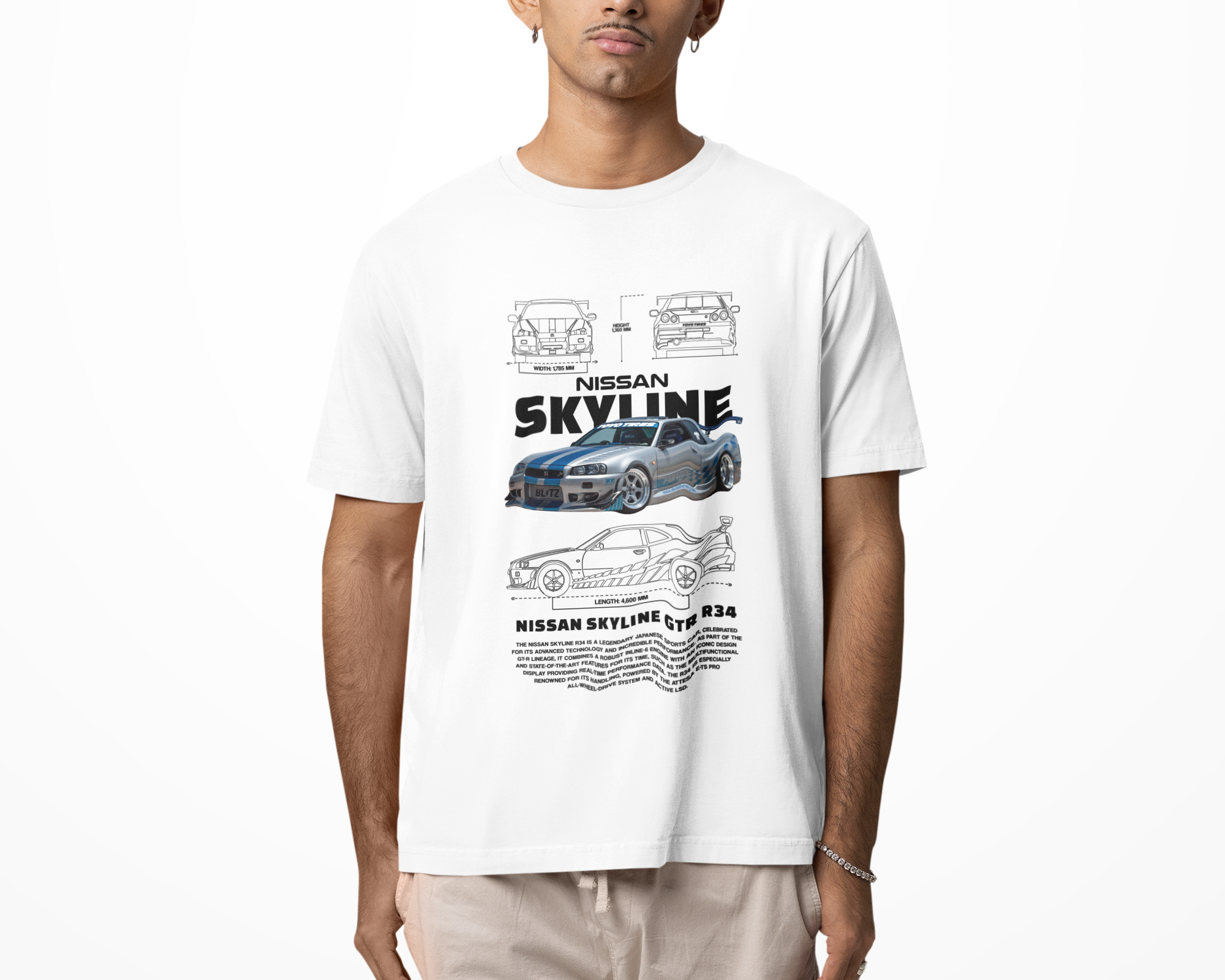Oversize Nissan Skyline