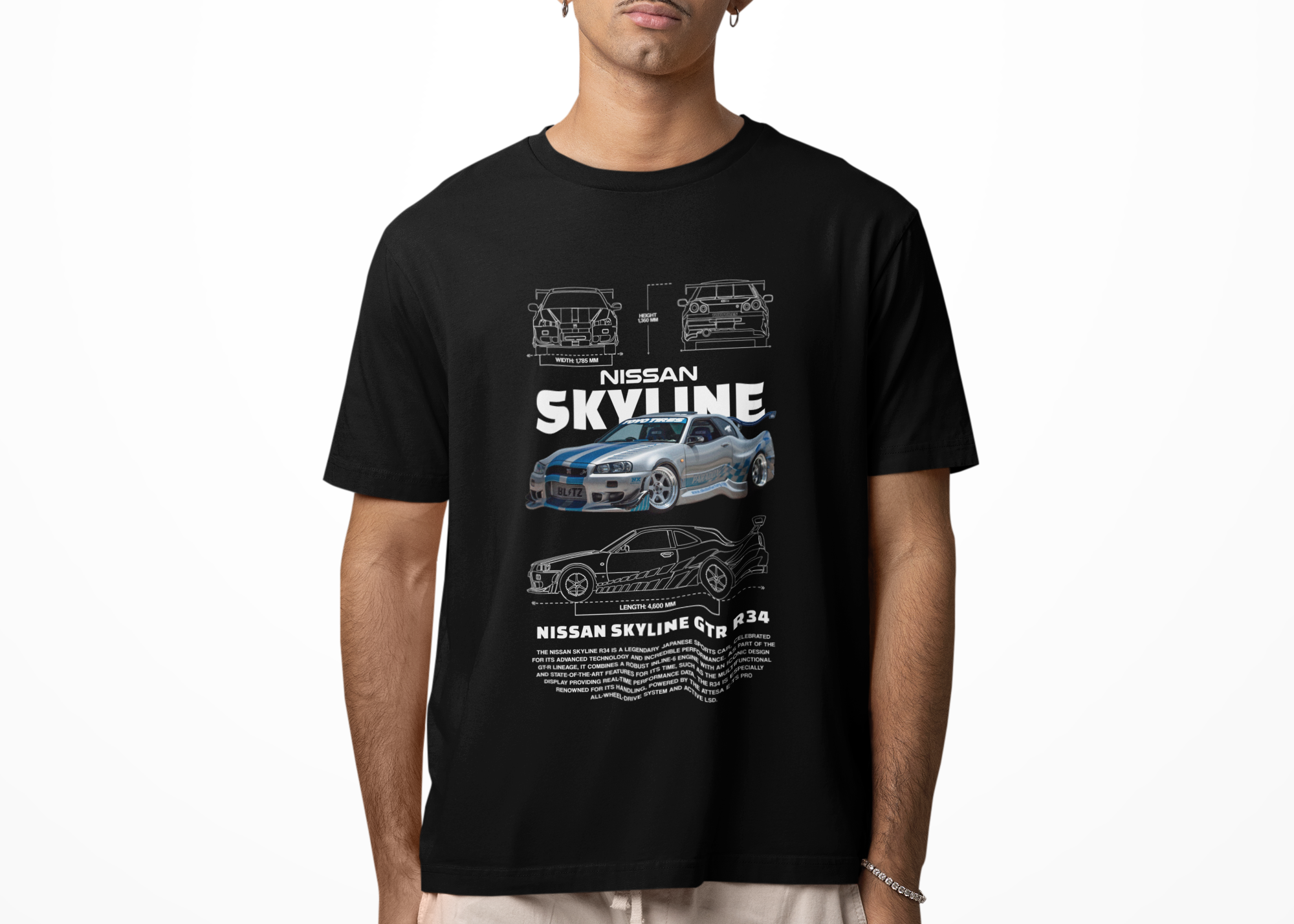 Oversize Nissan Skyline
